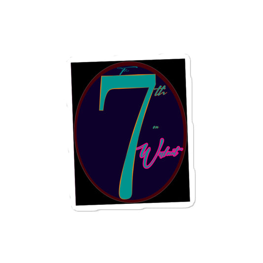 Bubble-free 7th sticker